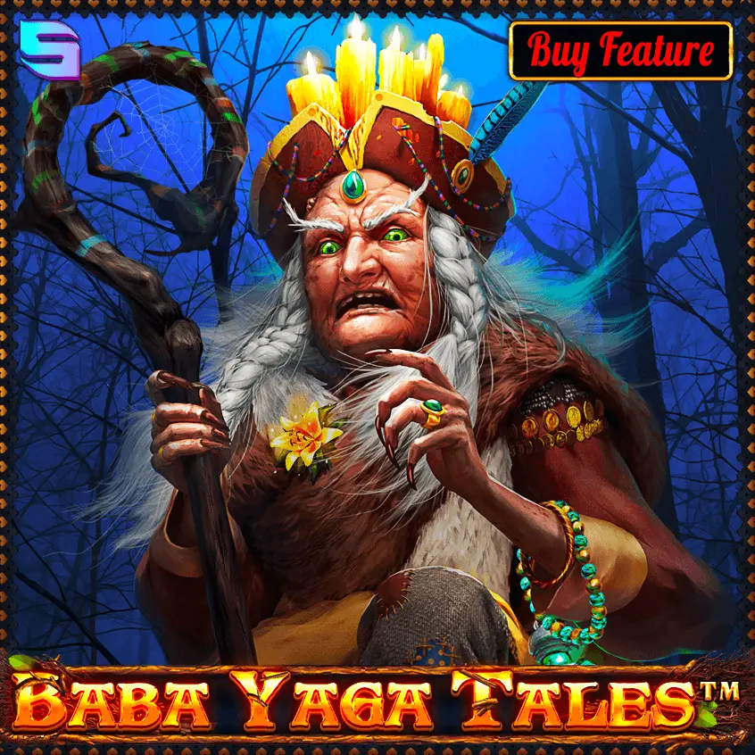 Baba Yaga Tales video slot with free spins and a fairy-tale theme