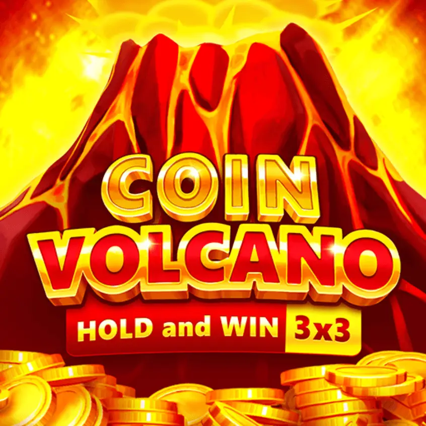 Coin Volcano slot machine with cascading payouts