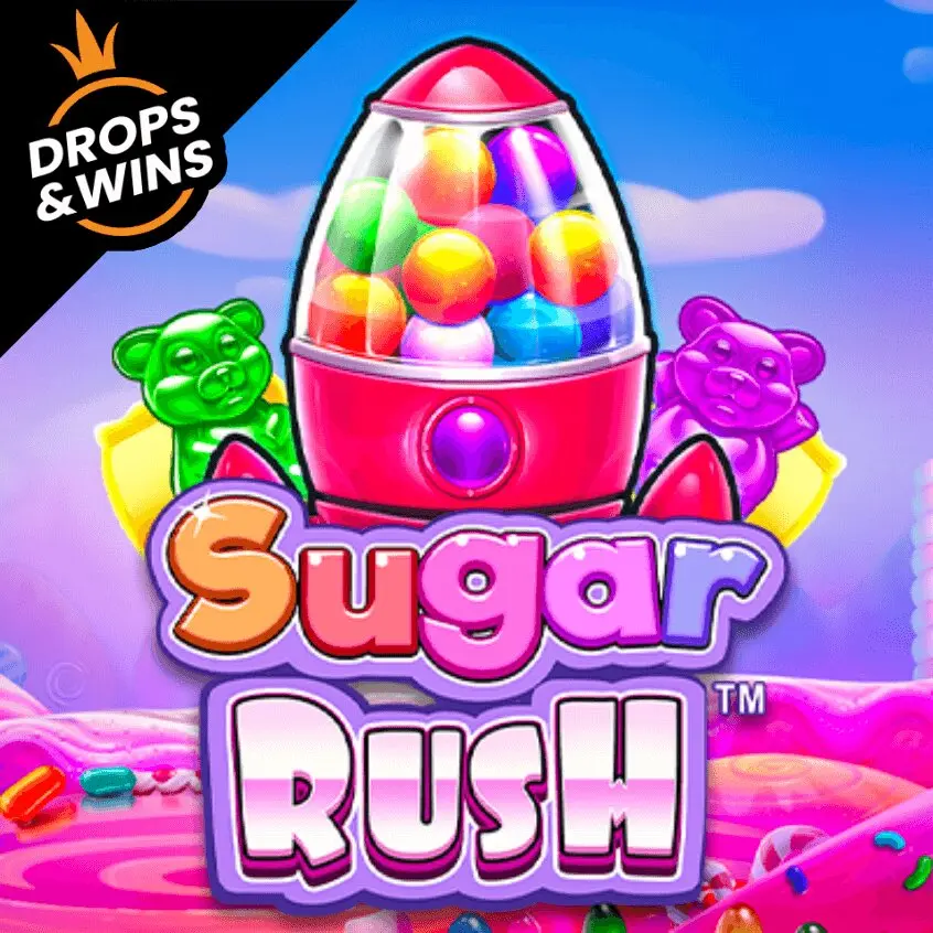 Sugar Rush video slot with a bonus round and multipliers